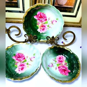 Carl Tielsch & co Altwasser.CT GERMANY.  Beautiful plates from the year 1845-185